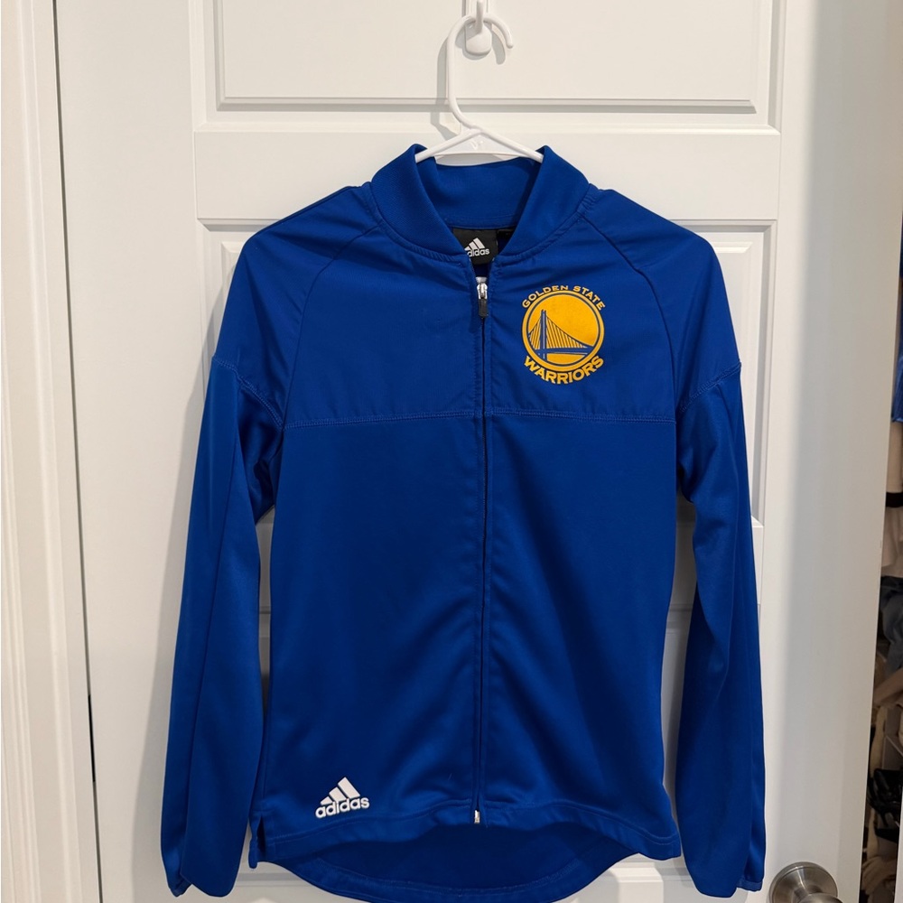 Adidas women Blue Golden State Warriors Jacket